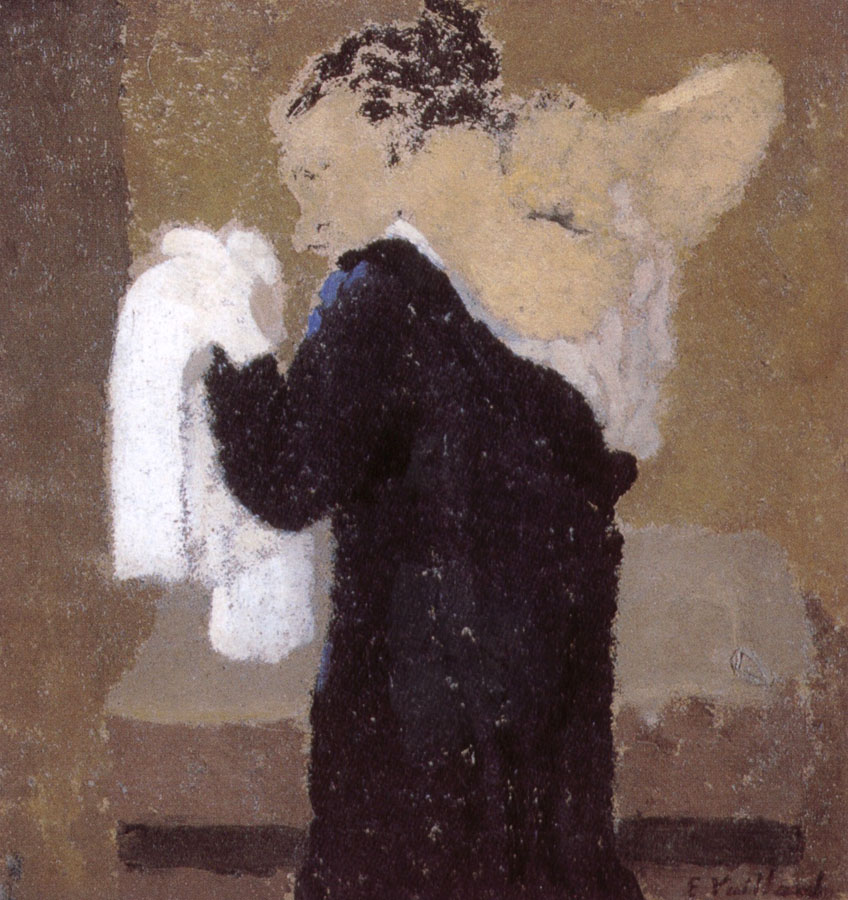 Edouard Vuillard Lady is being scrubbed of Vial